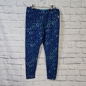 Energy Zone Navy and Aqua Leggings